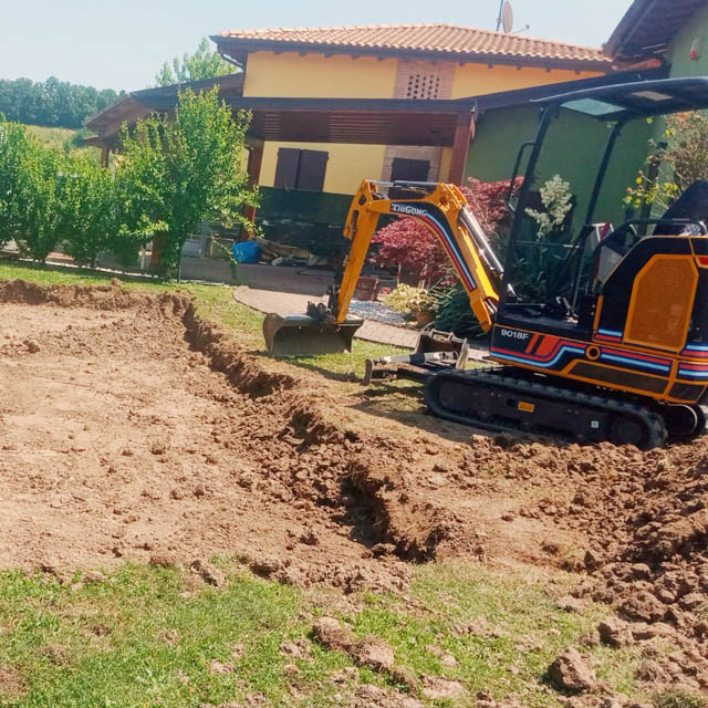 Scavi, cortili, sbancamenti Fidenza, riempimenti, fognature